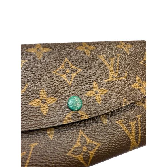 Louis Vuitton Emilie Monogram Wallet with Green Interior Vintage - Picture 5 of 7